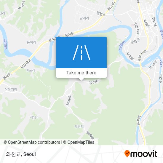 와천교 map