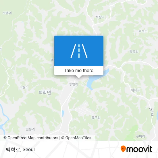 백학로 map