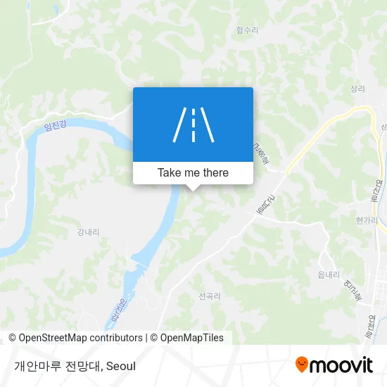 개안마루 전망대 map