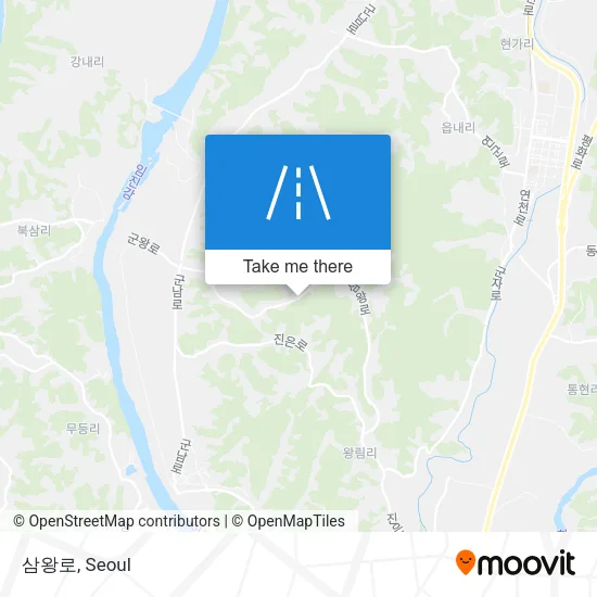 삼왕로 map
