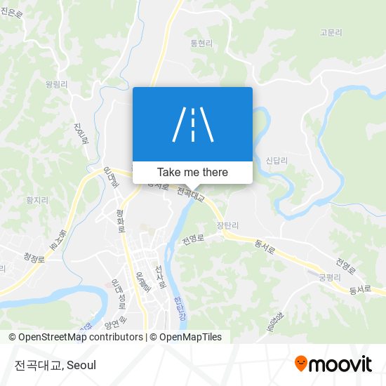 전곡대교 map