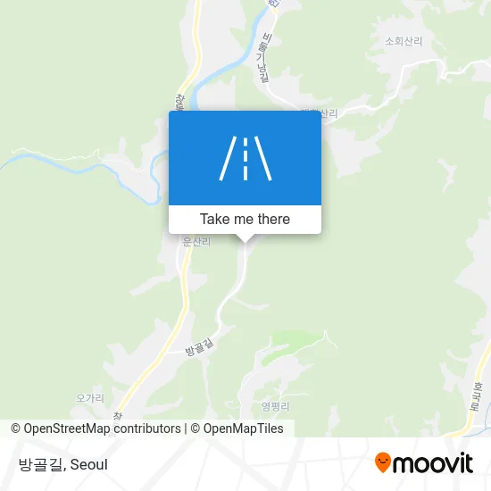 방골길 map