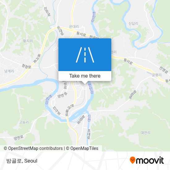 밤골로 map