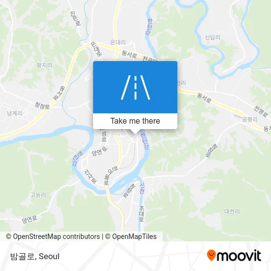 밤골로 map