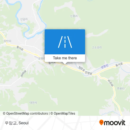 우암교 map