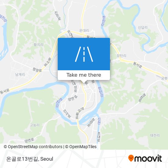 온골로13번길 map