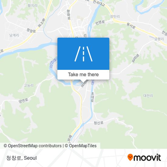 청창로 map