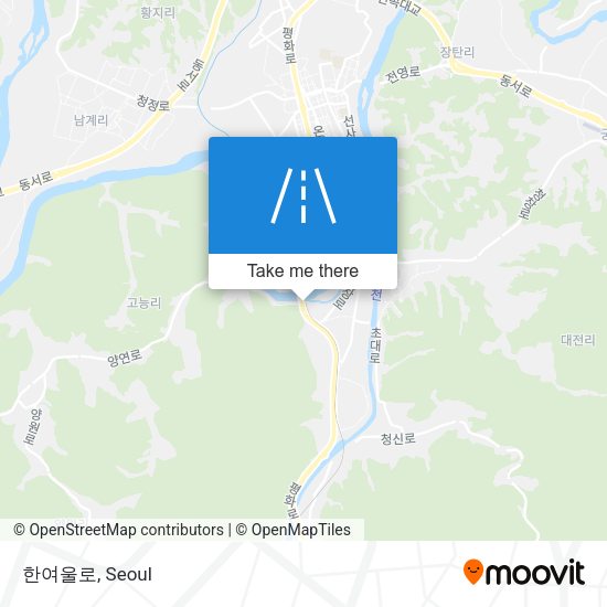 한여울로 map