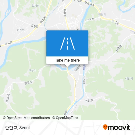 한탄교 map
