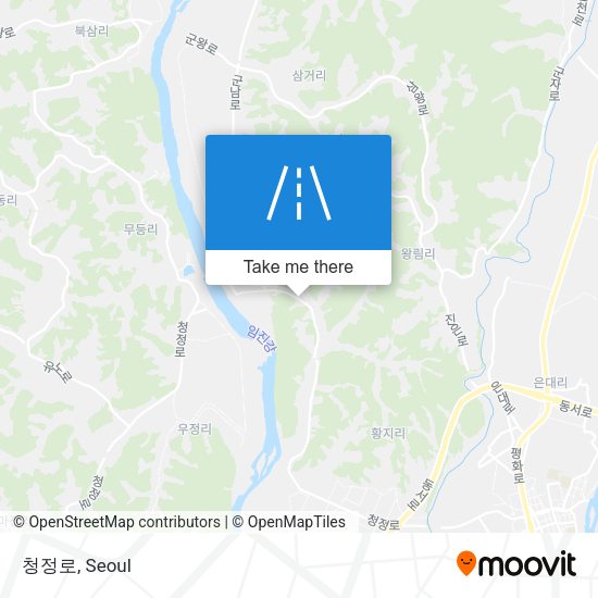 청정로 map