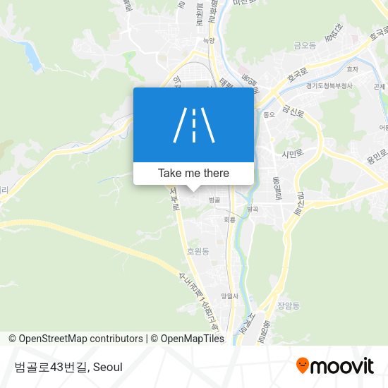 범골로43번길 map