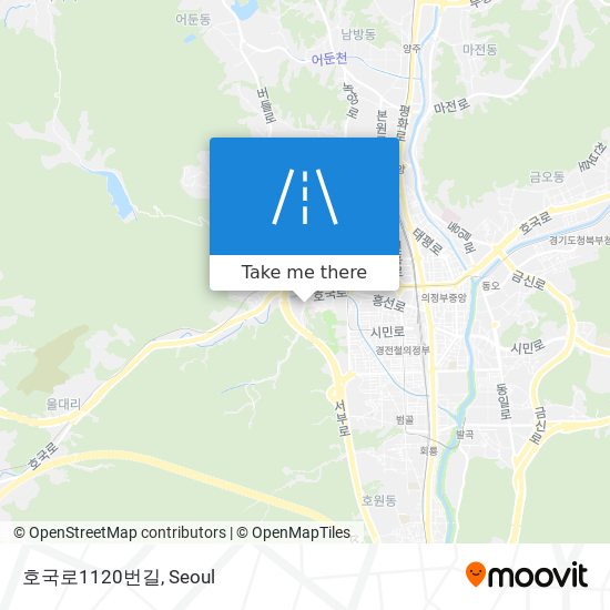 호국로1120번길 map