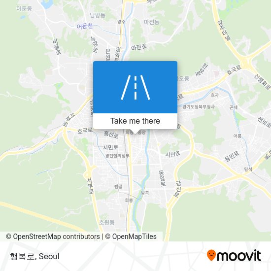 행복로 map