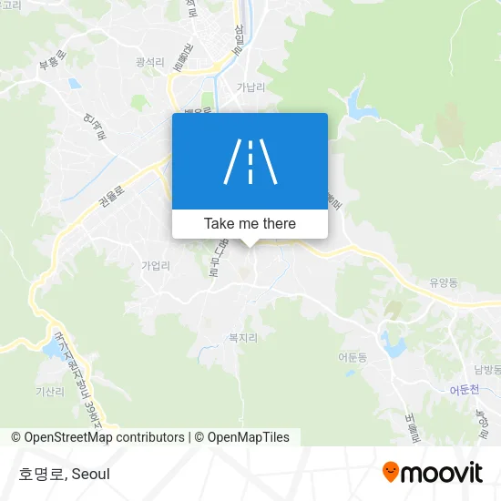 호명로 map
