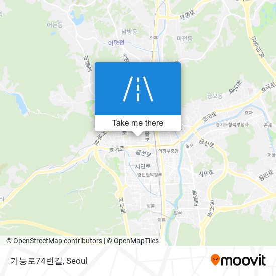 가능로74번길 map