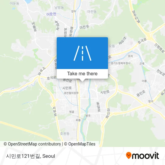 시민로121번길 map