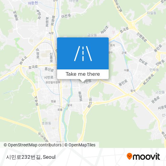 시민로232번길 map