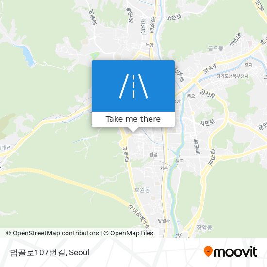 범골로107번길 map