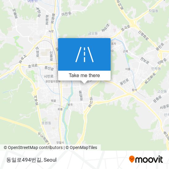 동일로494번길 map