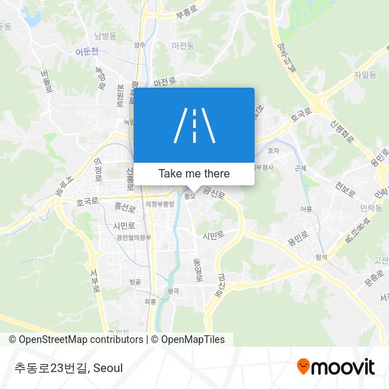 추동로23번길 map