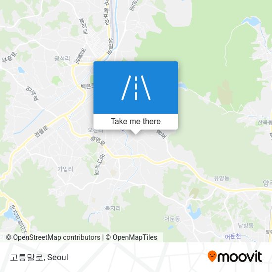 고릉말로 map