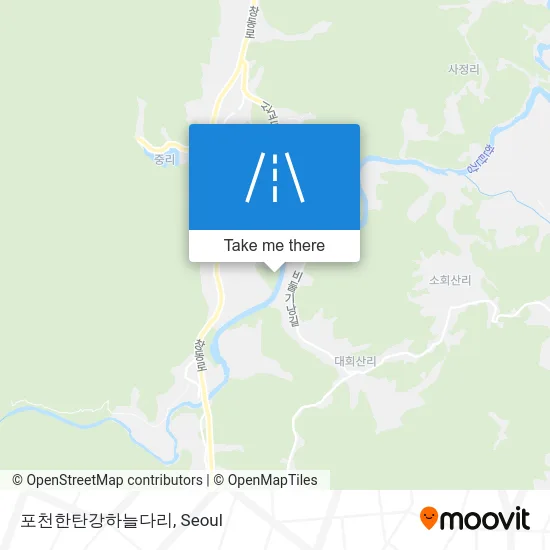 포천한탄강하늘다리 map