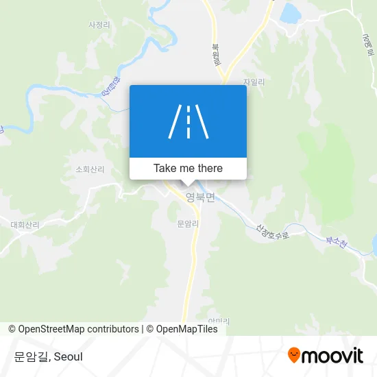 문암길 map
