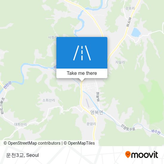 운천3교 map