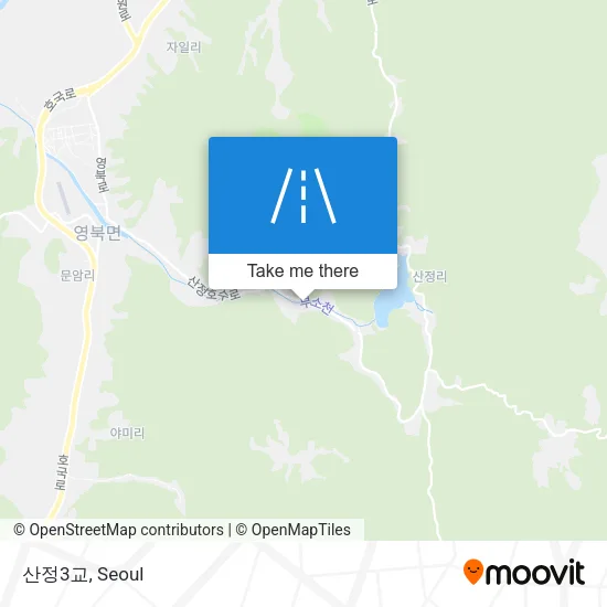 산정3교 map