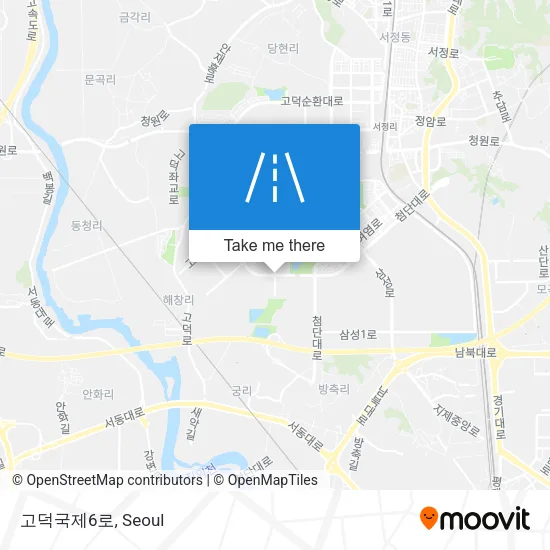 고덕국제6로 map