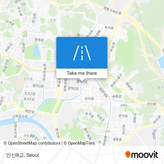 안산8교 map