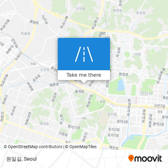 원일길 map