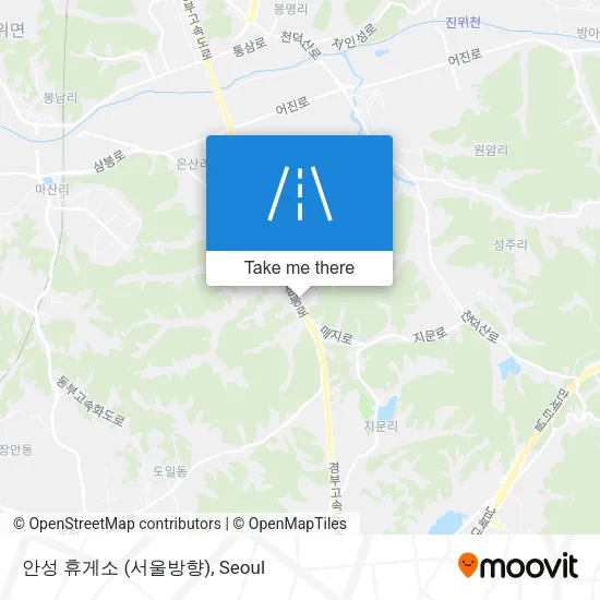 안성 휴게소 (서울방향) map
