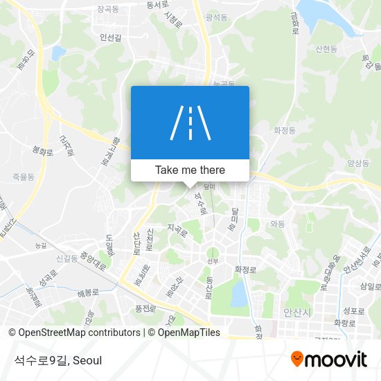 석수로9길 map