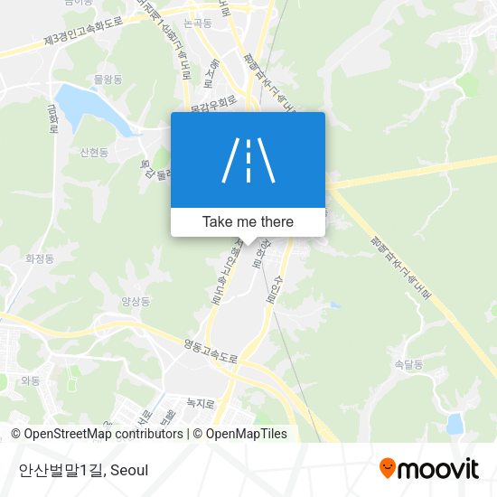 안산벌말1길 map