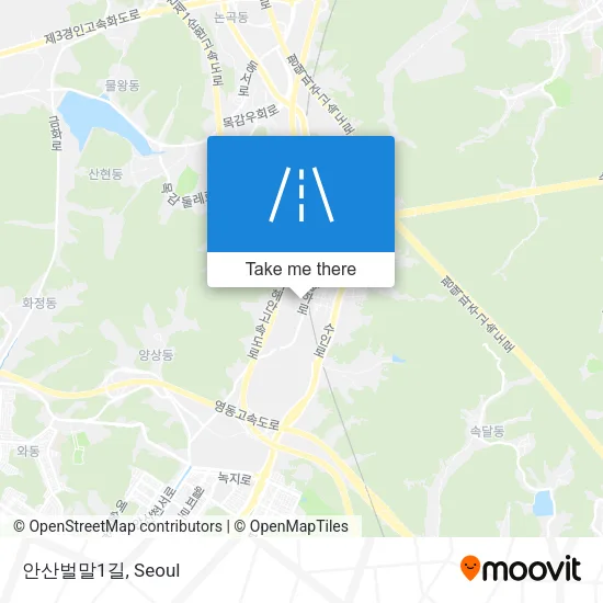 안산벌말1길 map
