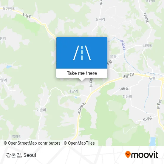 강촌길 map
