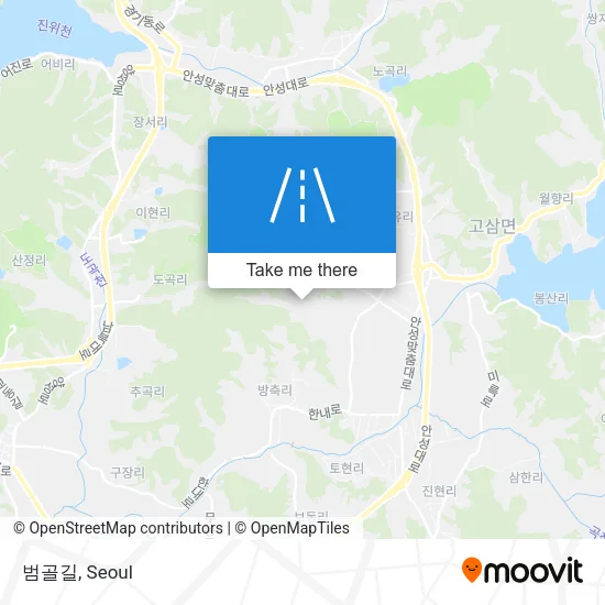 범골길 map