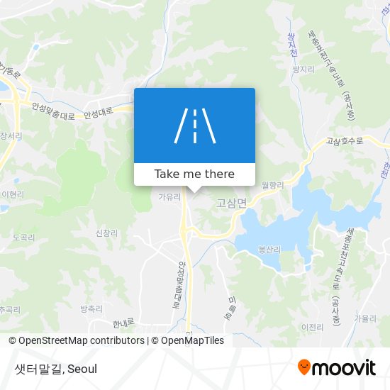 샛터말길 map