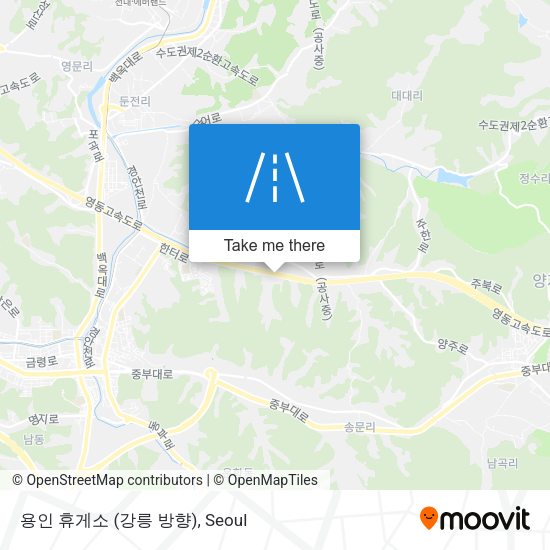 용인 휴게소 (강릉 방향) map