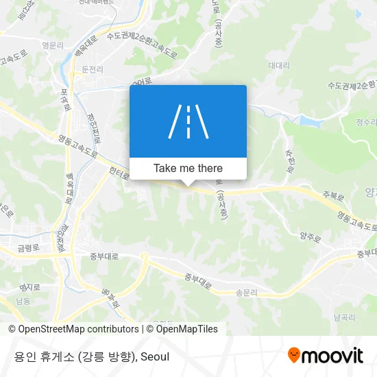 용인 휴게소 (강릉 방향) map