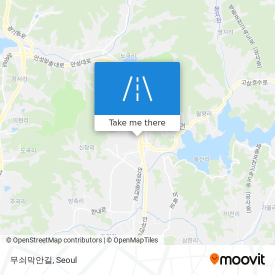 무쇠막안길 map