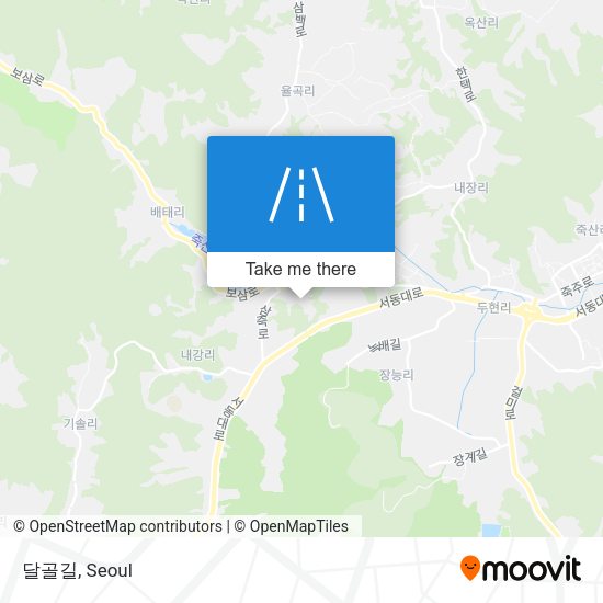 달골길 map