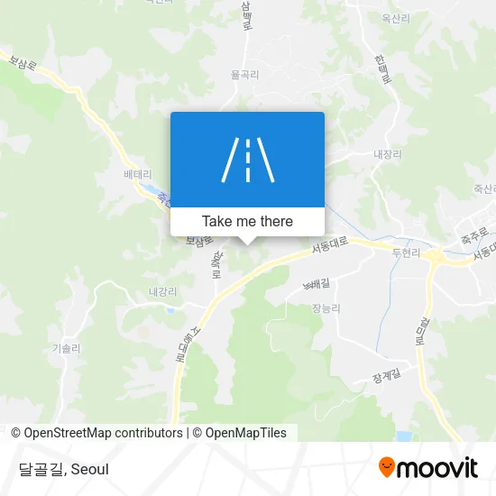 달골길 map