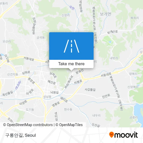 구롱안길 map