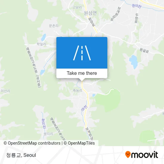 청룡교 map