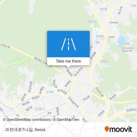 과천대로7나길 map
