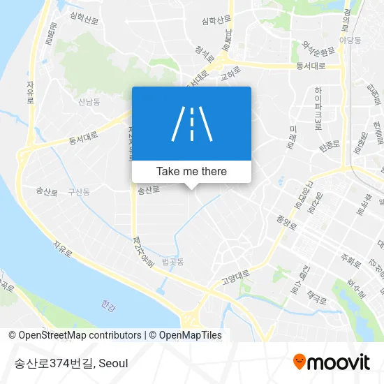 송산로374번길 map