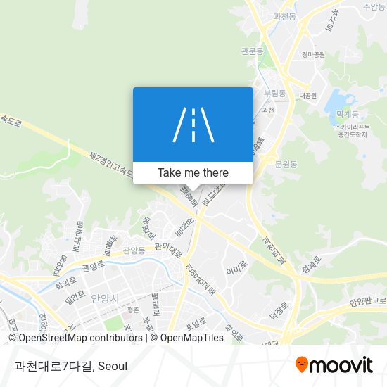 과천대로7다길 map