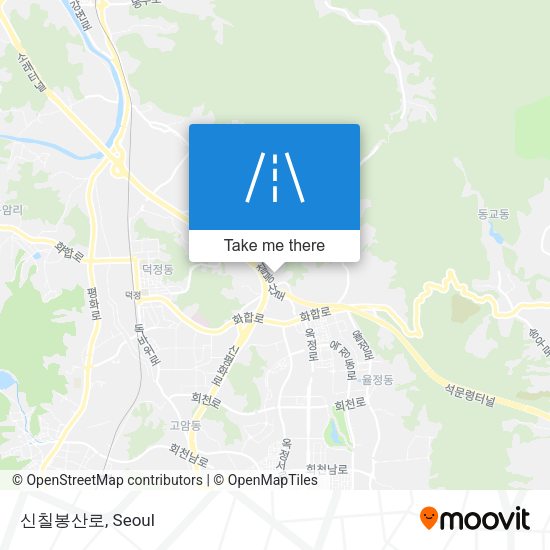 신칠봉산로 map